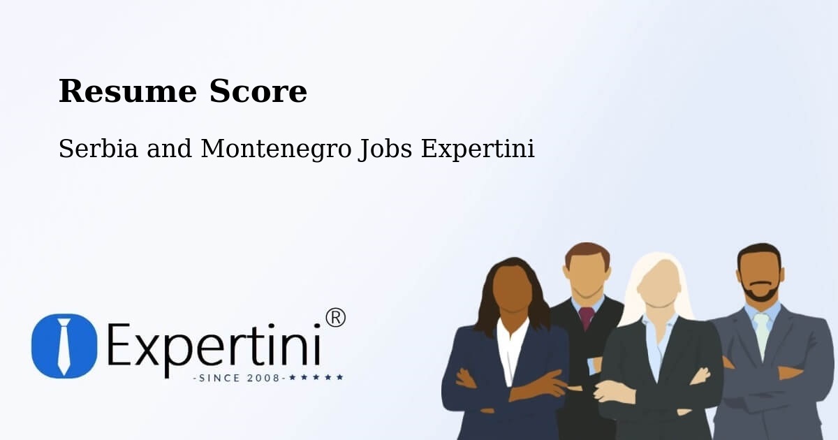 Resume Score & Job Description Match Tool – Belfast - Serbia and Montenegro Jobs Expertini