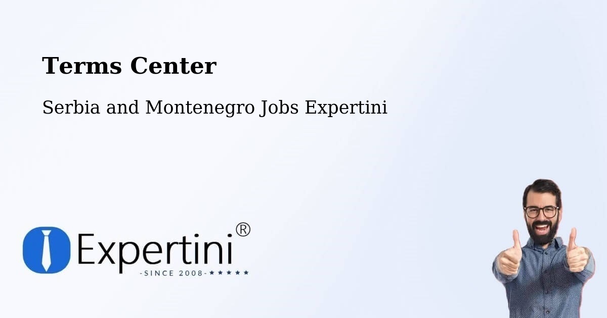 Terms of Service – Belfast - Serbia and Montenegro Jobs Expertini